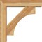 Ekena Millwork Westlake Block Rough Sawn Bracket w/ Offset Brace, Western Red Cedar, 6"W x 26"D x 26"H BKT0604X26X26WTL05RWR - alternate 4
